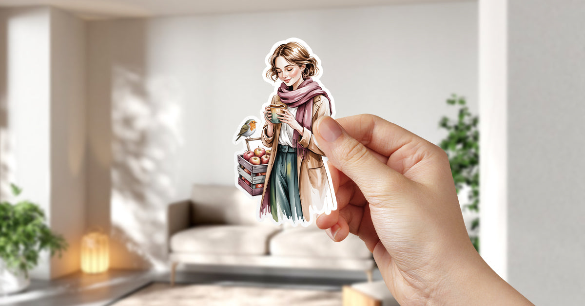 Die Cut Stickers layout