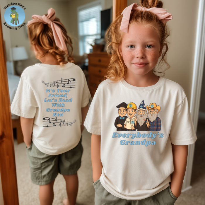Grandpa Ken Official T-Shirt | Reading Time Merch1