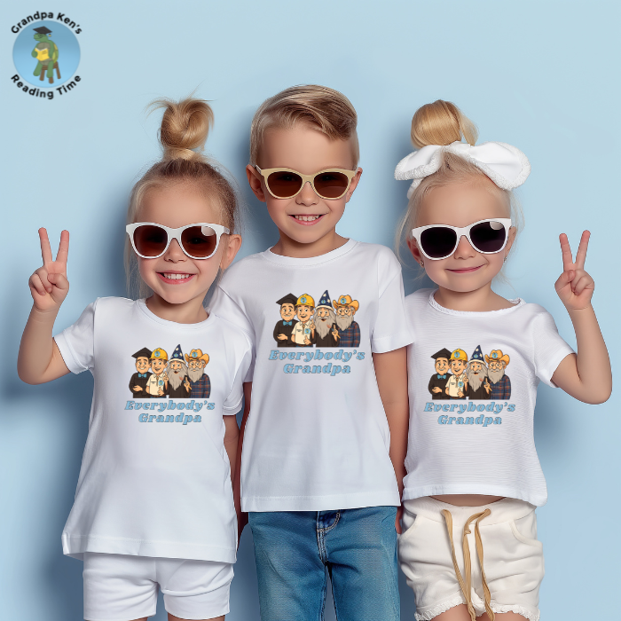Grandpa Ken Official T-Shirt | Reading Time Merch2