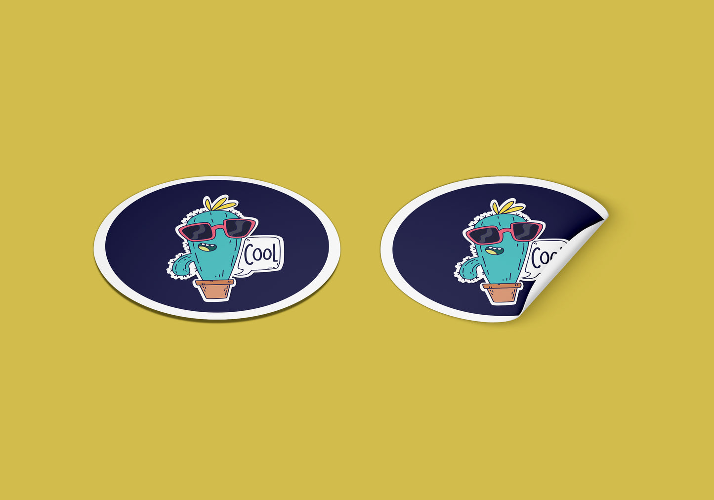 Oval Stickers - Outta Phx Print shop