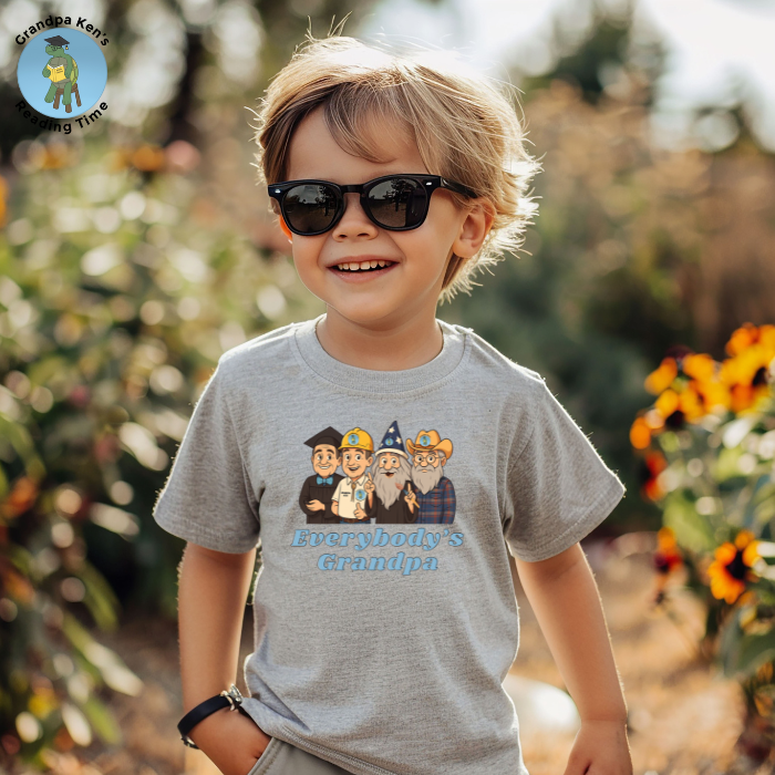 Grandpa Ken Official T-Shirt | Reading Time Merch6