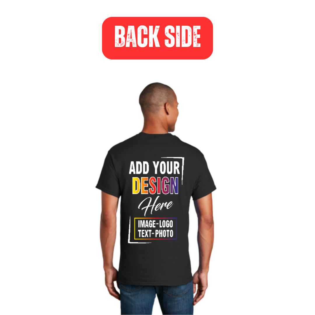 Custom Men T-shirts Back Side Printing - Outta Phx Print shop