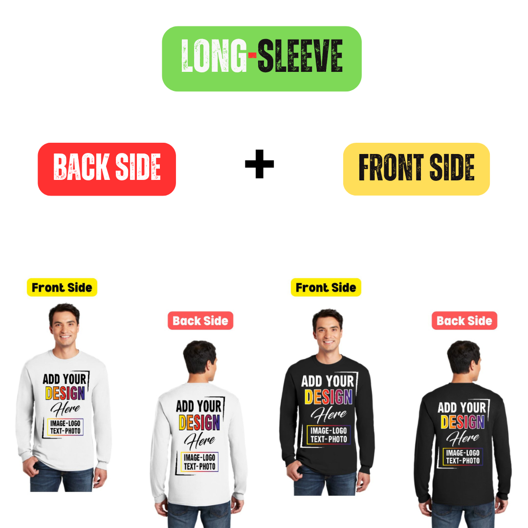 Long sleeve - front & back - Outta Phx Print shop