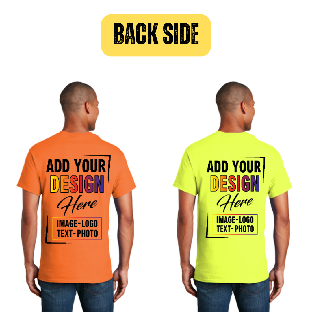 Custom safety T-shirts Back - Outta Phx Print shop