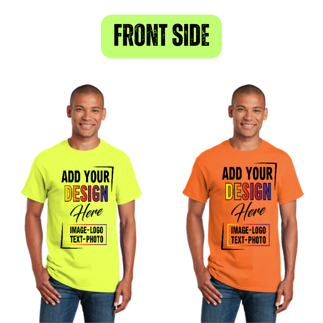 Custom safety T-shirts Front - Outta Phx Print shop