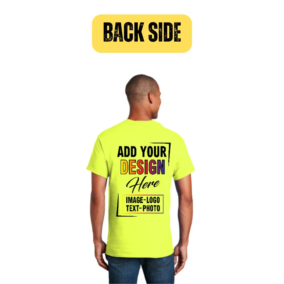 Custom safety T-shirts Back - Outta Phx Print shop