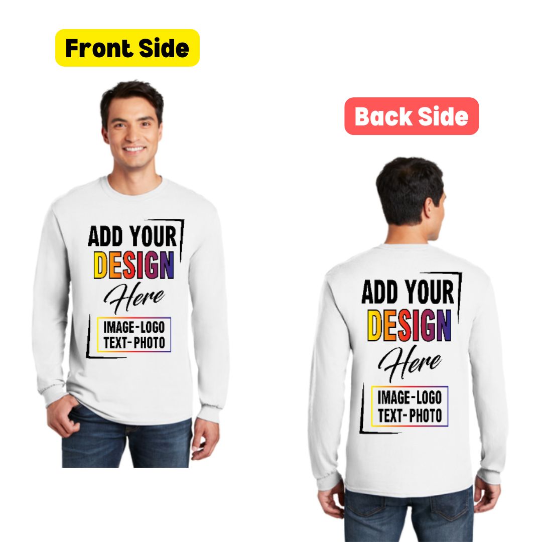 Long sleeve - front & back