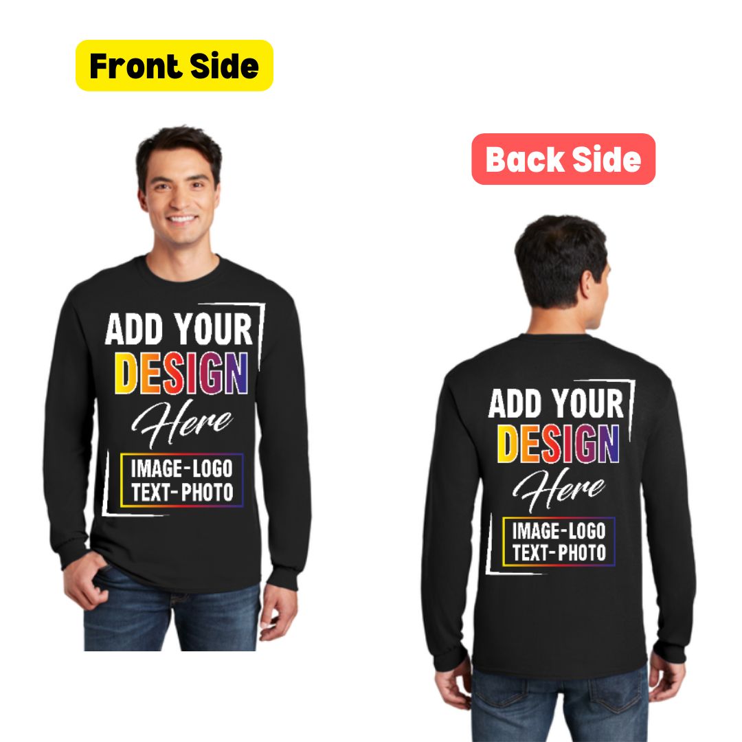 Long sleeve - front & back