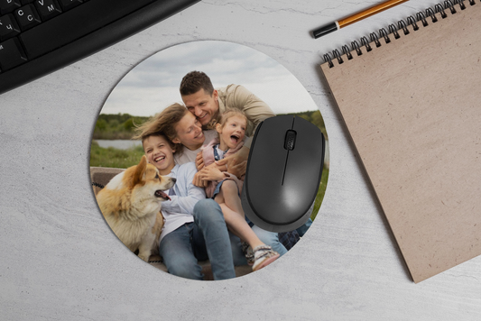 Personalized Circular Mouse Pad